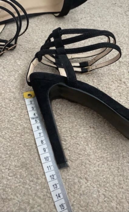 Szpilki buty czarne damskie