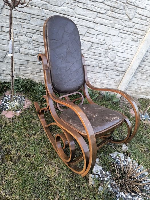 Fotel bujany retro vintage