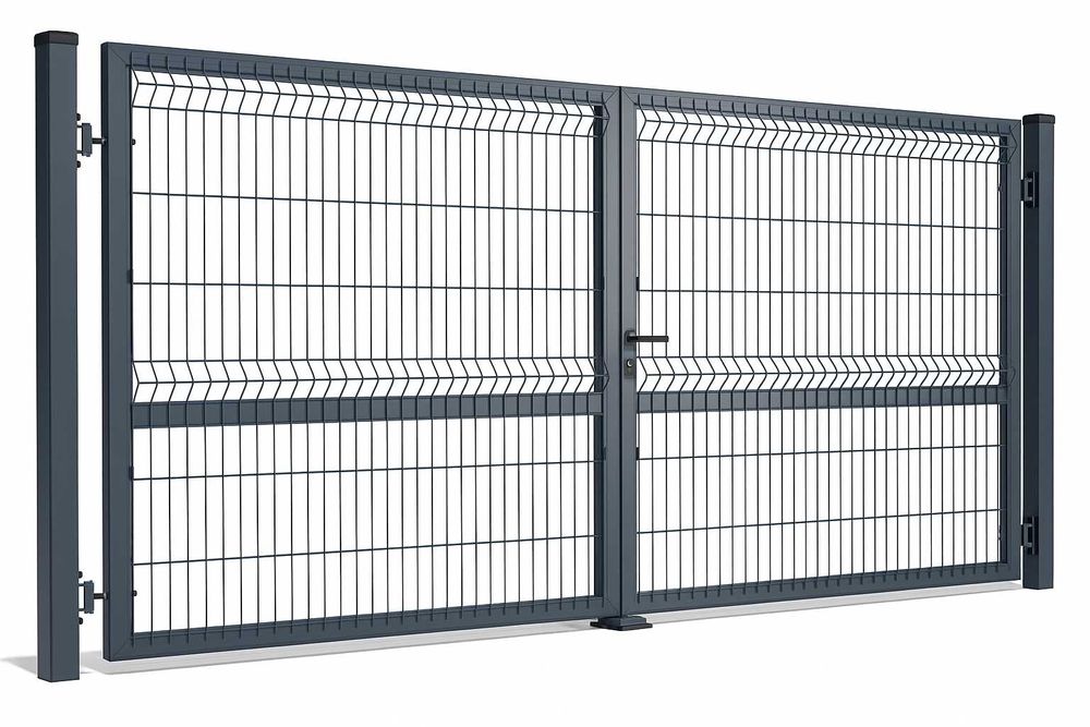 Panele ogrodzeniowe grafit 1530 fi 4,0 ogrodzenie panelowe systemowe