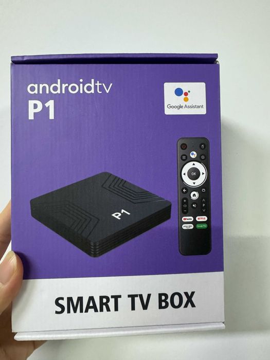 Смарт Приставки P1 2/16 4/64 Android 14 Настроена голос поиск+подарок