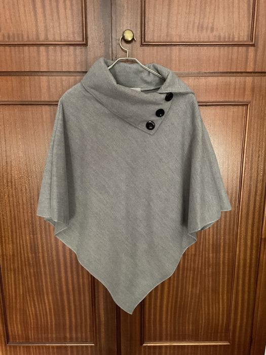 Poncho Cinzento Spaccio Mulher