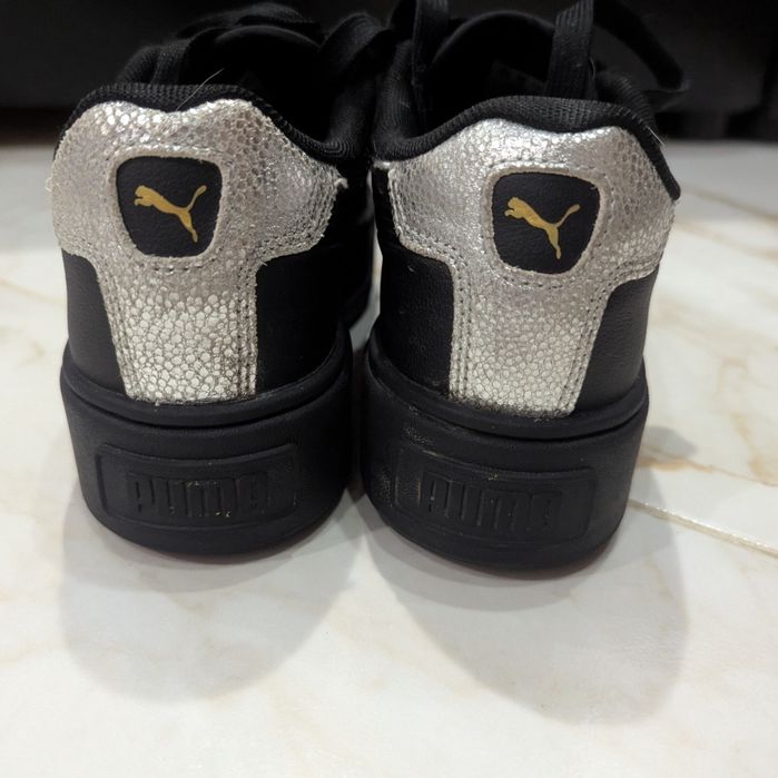 Стильні кросівки Puma Karmen Metallic Shine на платформі