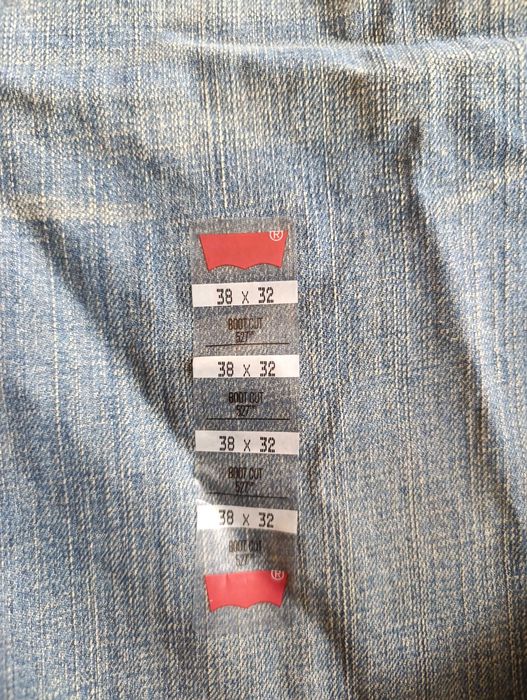 Чоловічі джинси Levi’s 527 нові, 38x32, оригінал, Мексика