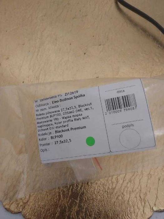 Roleta plisowana Nowa