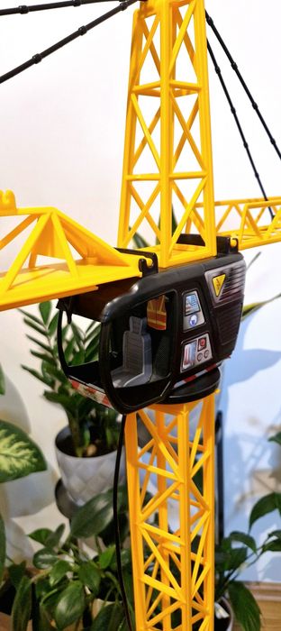 MEGA dźwig Dickie Toys 120 cm – sterowany pilotem, obrót 350°