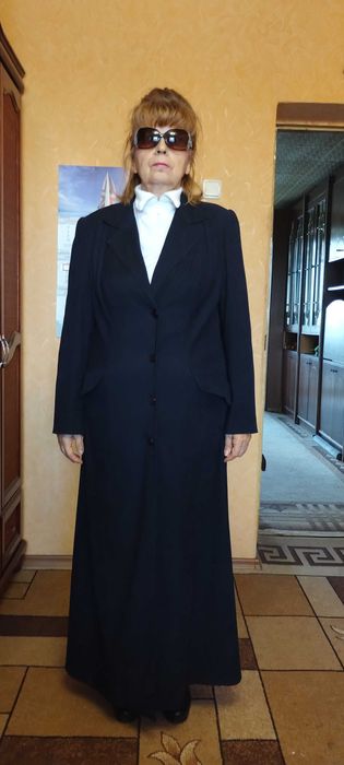 Плащ длинный женский