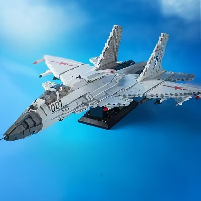 Конструктор Винищувач J-15 (45 см). 8 фігурок. Військова техніка