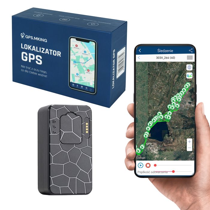 Lokalizator GPS 80 DNI 4G magnes śledzenie podsłuch MK50M