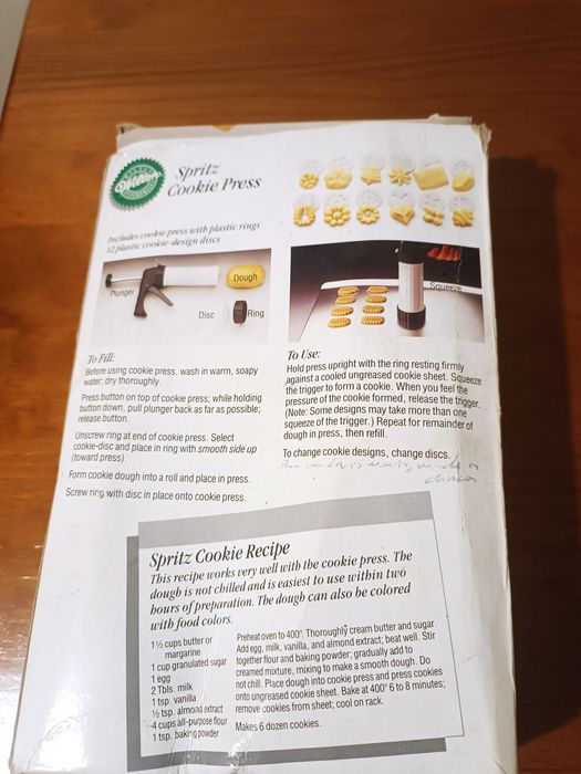 Pistola de cozinha para bolachas