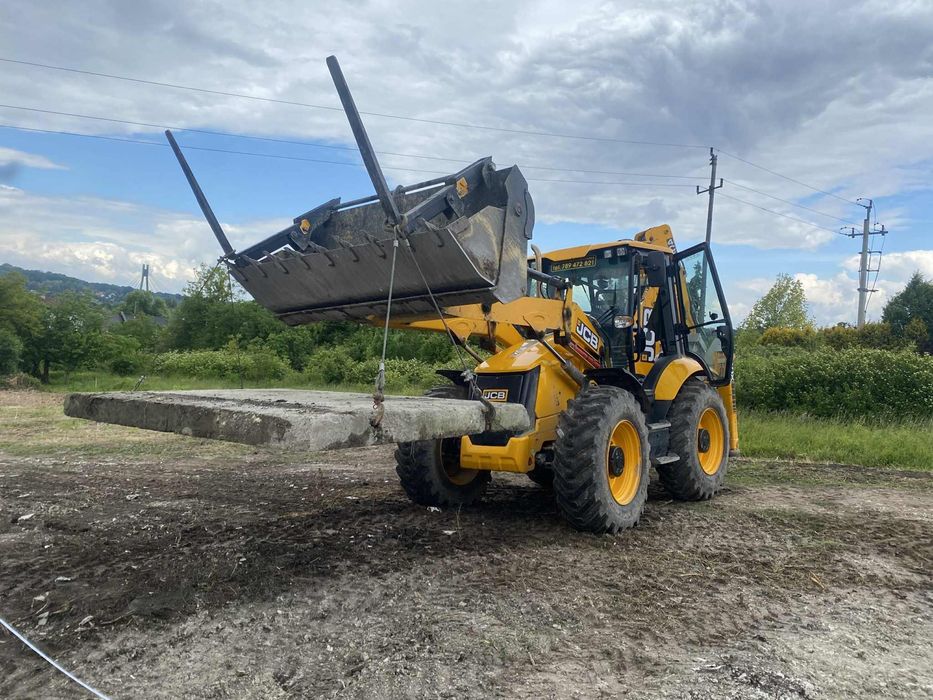 Usługi koparko - ładowarka niska cena , wykopy , prace ziemne