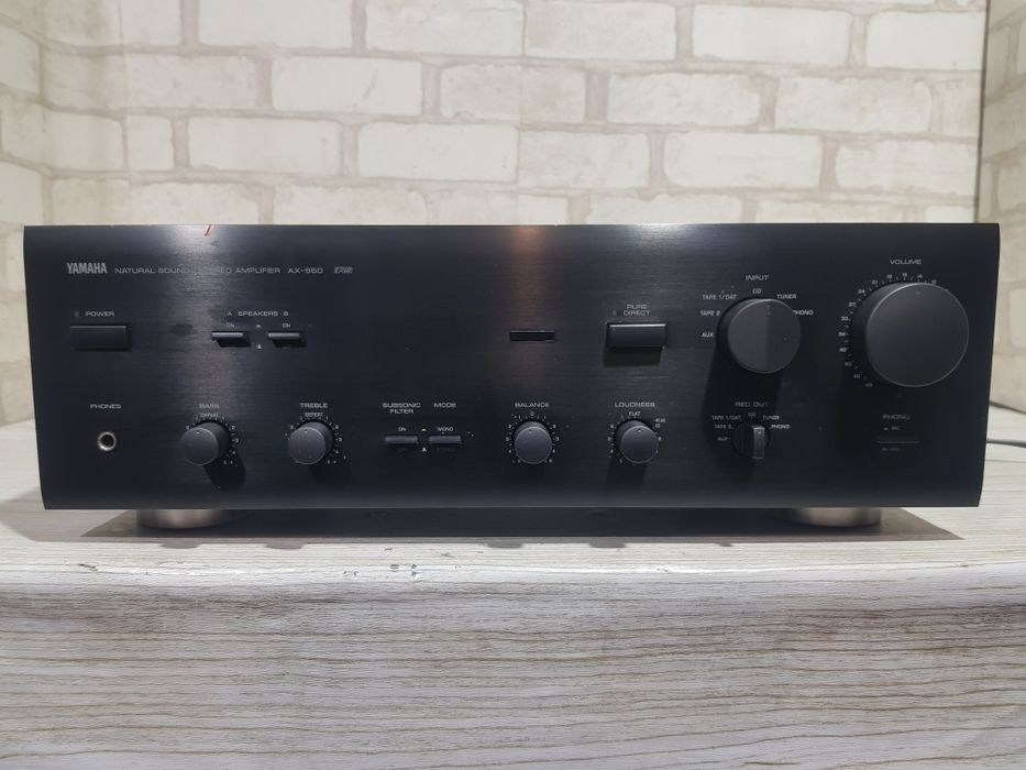 Стерео підсилювач YAMAHA AX-550,*2x140 Вт, б/у з Німеччини