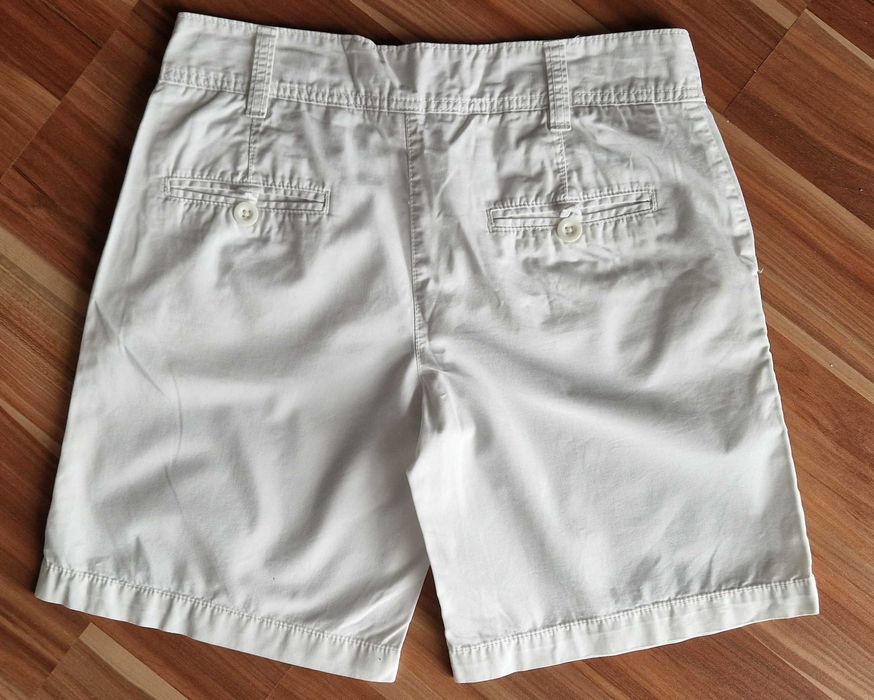Białe spodenki damskie bermudy CHINO r. 36 / 8 / S