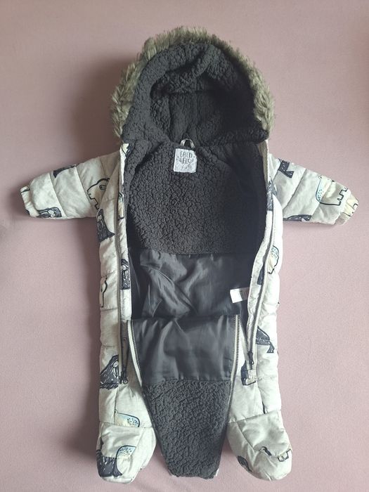 Kombinezon zimowy unisex F&F 3-6m 68 cm