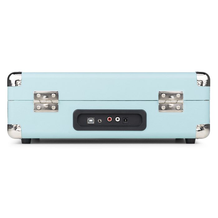 Gramofon Retro Bluetooth Głośniki AUX in Miętowy Gramofon w Walizce