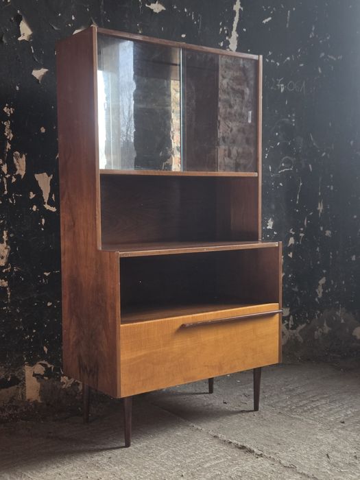 Regał witryna szafka Up zavody vintage design lata 60