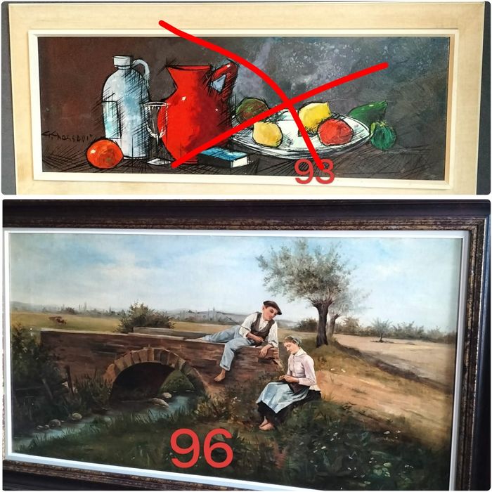 Pejzaż  portret martwa natura - obraz olejny
