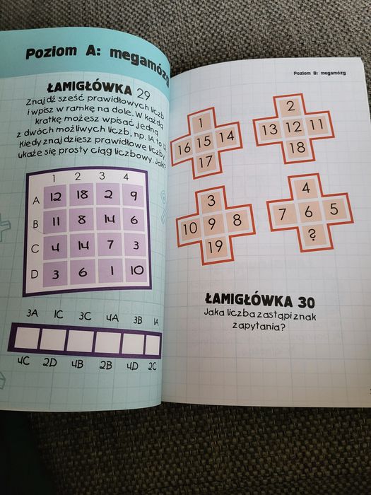 Łamigłwki dla dzieci "ćwicz swój mózg"
