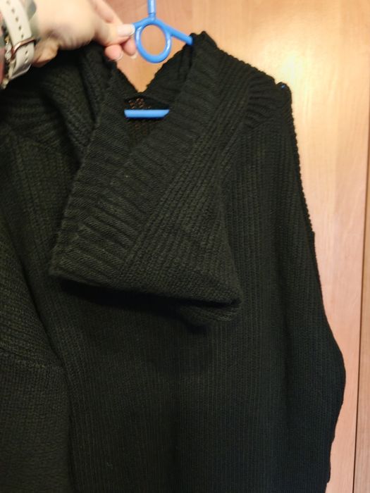 Sukienka - sweter z kapturem plus size