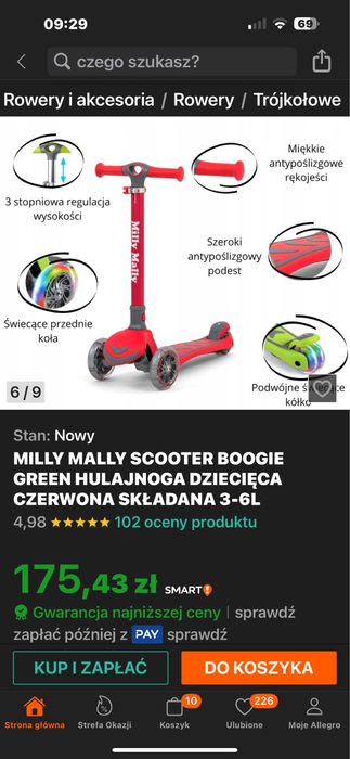 Hulajnoga Milly Mally