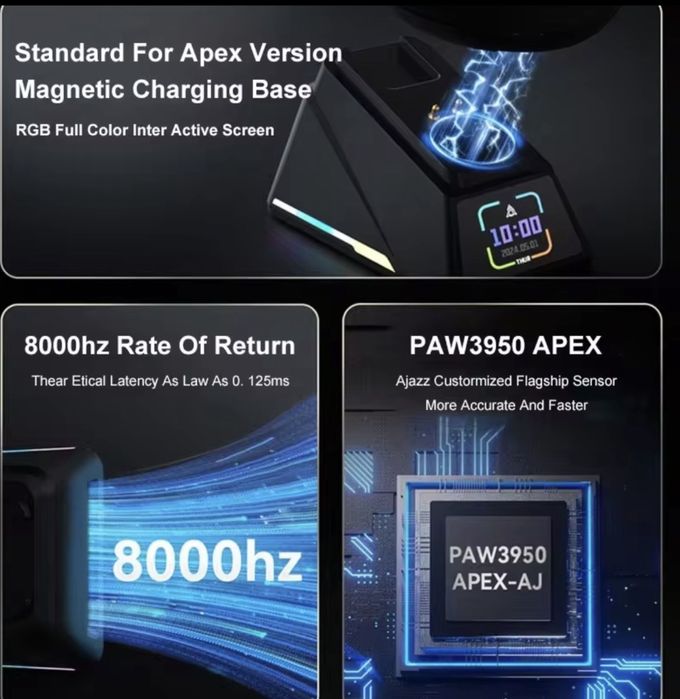 Нова Бездротова мишка AJAZZ AJ159 APEX