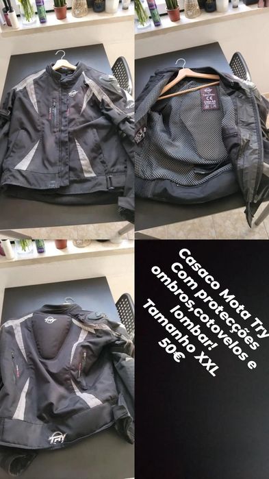 Casacos /Luvas e botas de mota