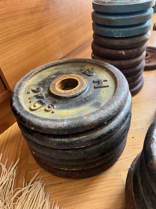 Conjunto Completo de Halteres+Anilhas - 118kg