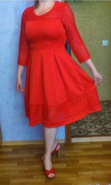 Плаття червоне від Avon 52-54 розмір