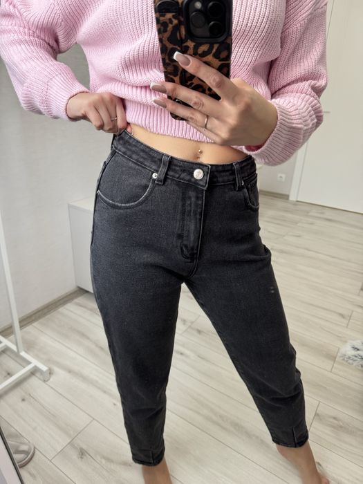 Джинси темно-сірі моми р.28/М