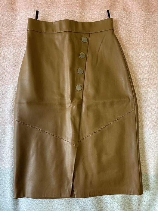 Спідниця з екошкіри