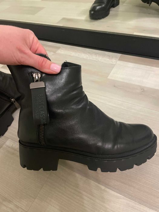 Черевики (ботинки) жіночі (шкіряні, 36 р.)