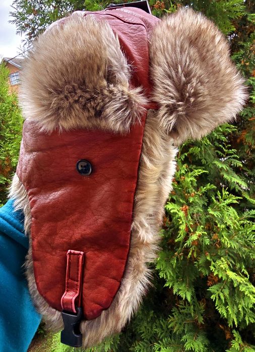 Zimowa czapka uszatka damska ocieplana nowa Wyprzedaż !