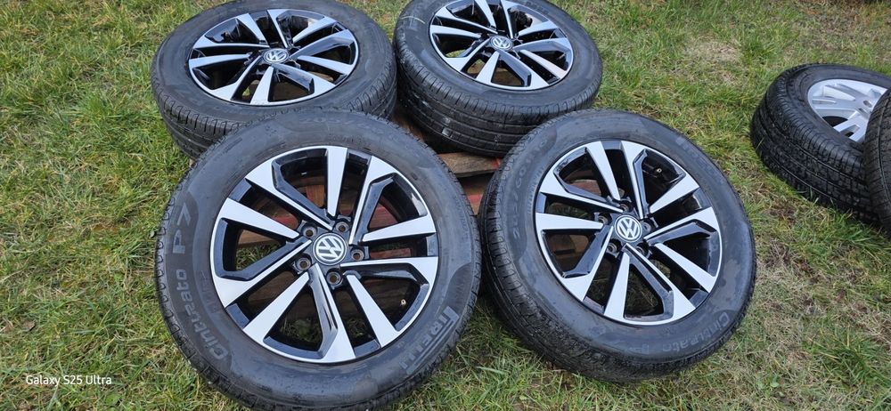 Диски 5 112 16 орігинал W ,ET48 з шинами Pirelli 205 60