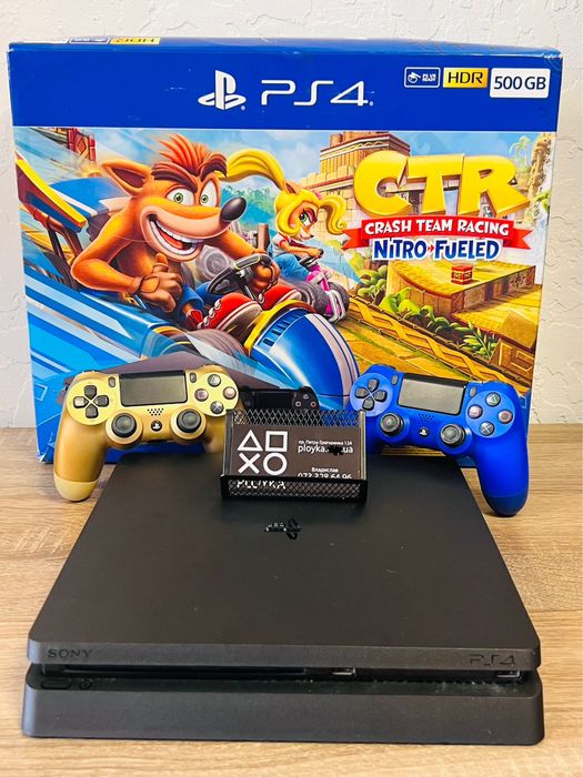 Магазин! Sony PlayStation4Slim+ 120ігор на акаунті!