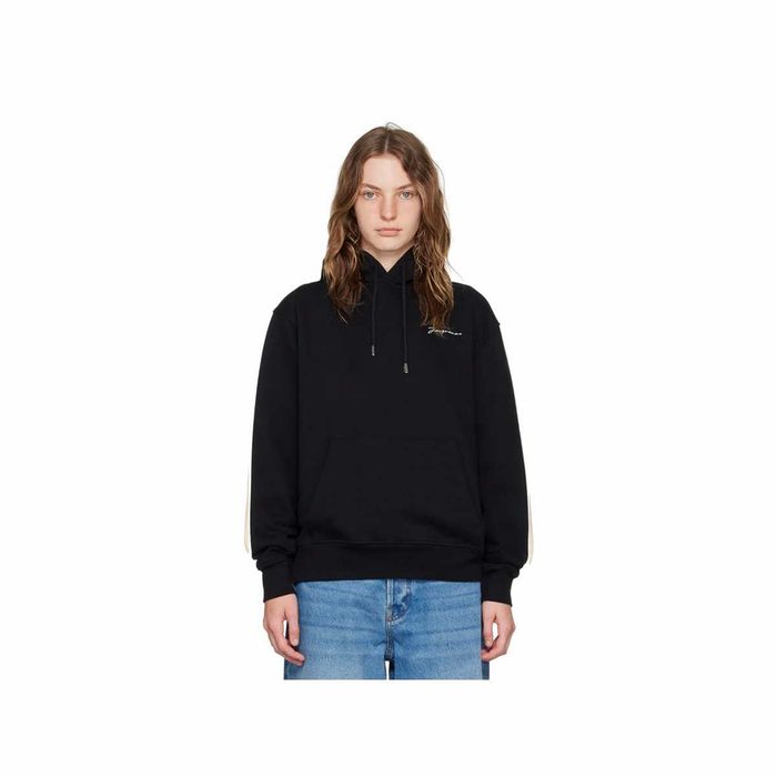 Худі Jacquemus Embroidered Logo Hoodie Black