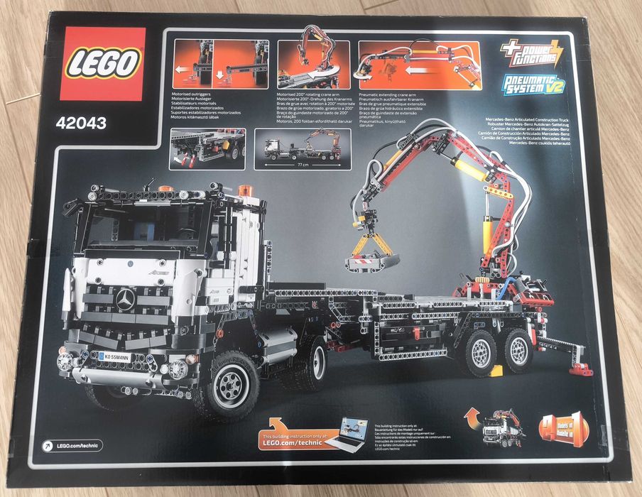 LEGO Technic 42043 Mercedes-Benz Arocs Oryginalne