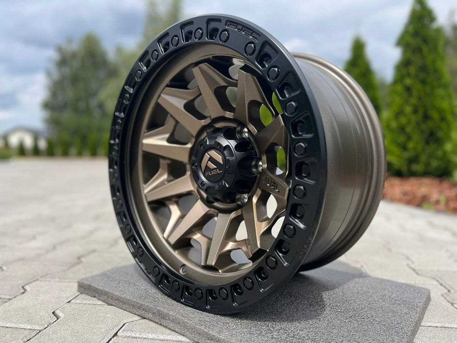 Fuel Covert 17" 9J ET1 6x139,7 Matte Bronze Black Bead Ring/5 sztuk