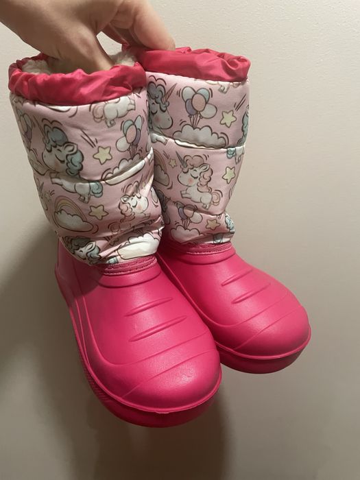 Дутики невагомі гумові чоботи 31 32 20 см