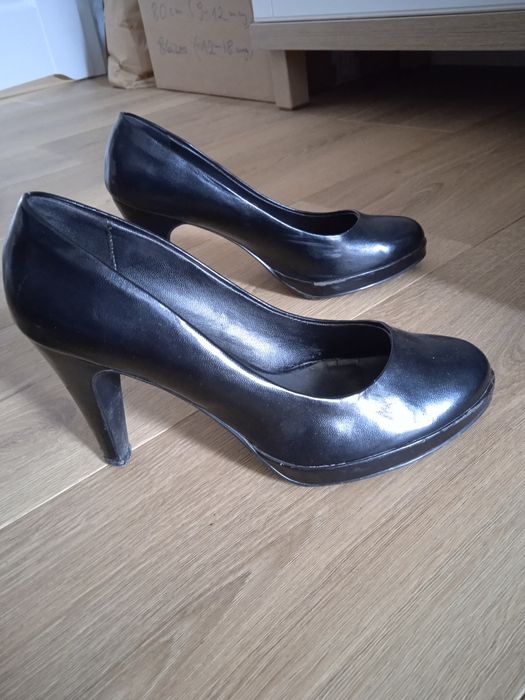 Szpilki obcasy czarne r. 38