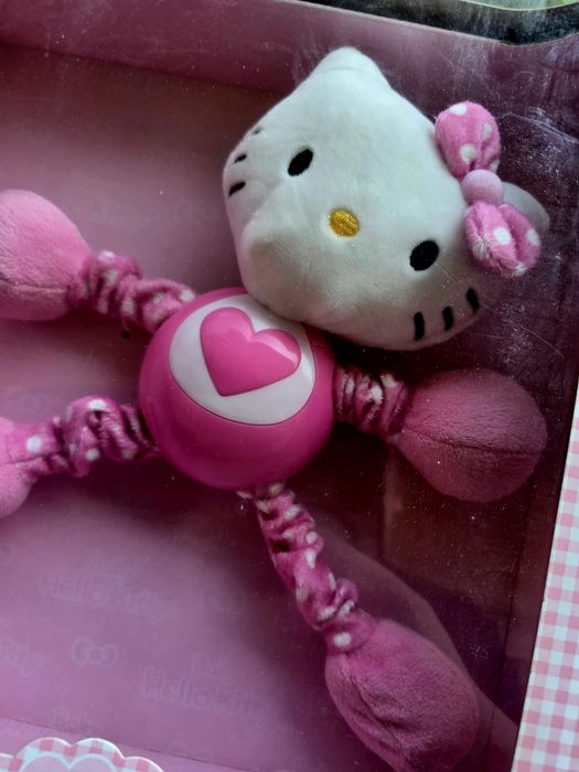 Wyprzedaż! Pluszowa grzechotka Hello Kitty maskotka szeleszcząca