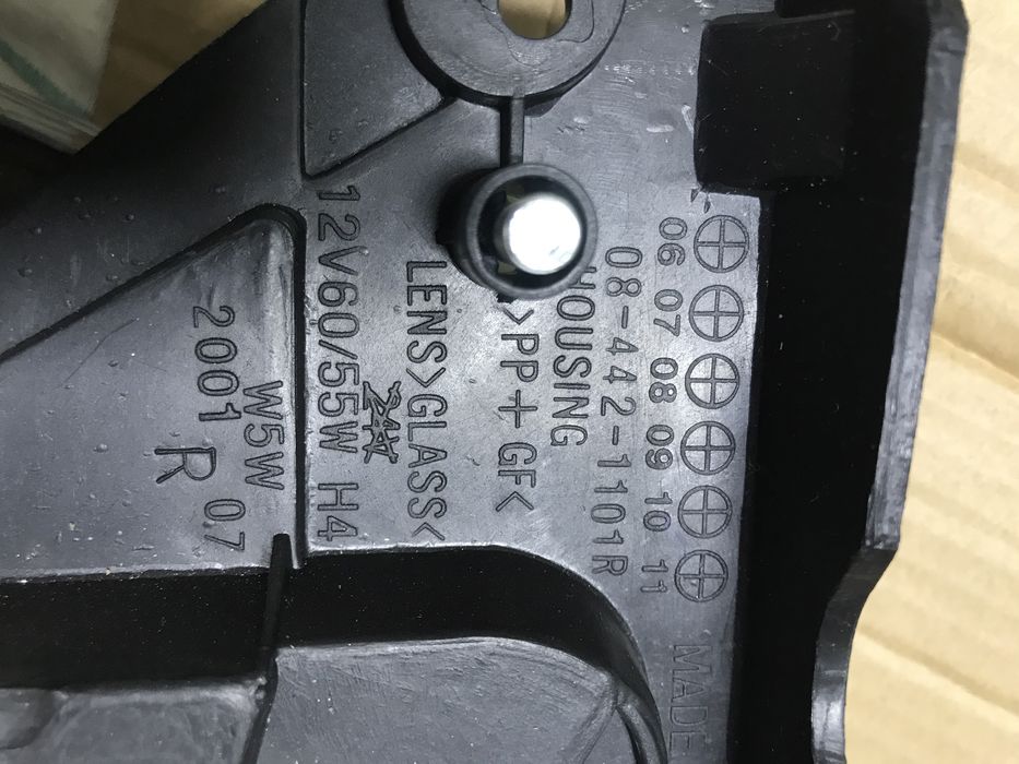 Фара Opel Kadett E 1984 - 1991, правая (пассажирская), механ.,