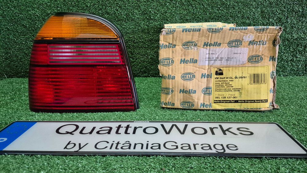 Farolim Traseiro Direito Volkswagen Golf III 1991 a 1998 Ref. 9EL139137.061 HELLA NOVO