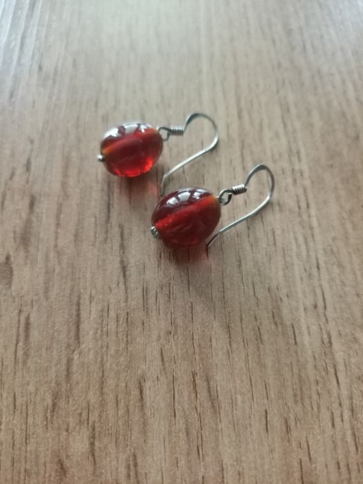 Piękne kolczyki srebro