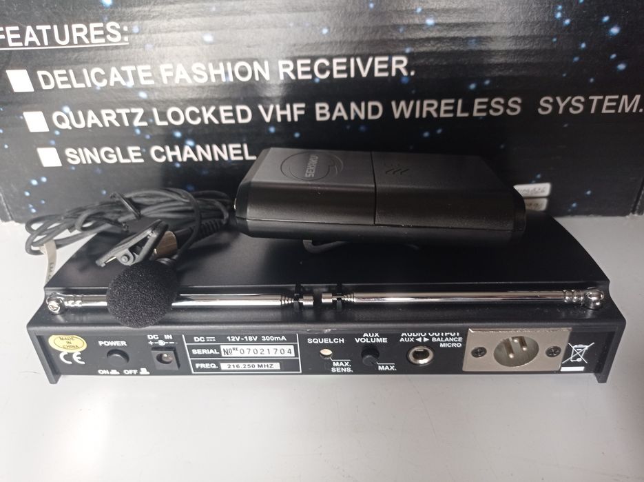 Microfone de Lapela sem fios - Novo