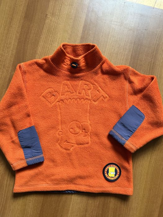 Фліска, флісова кофта, светр Marks&Spencer, Bart Simpson