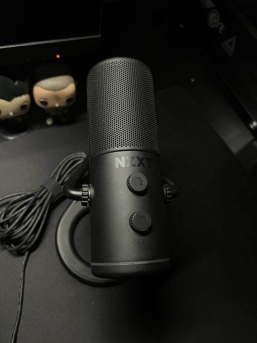 Microfone USB NZXT Capsule completo com base