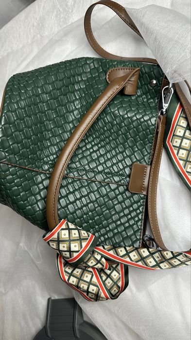 Сумка -відро з хустинкою