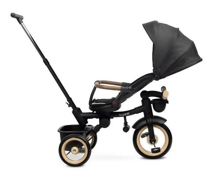 Триколісний велосипед Caretero Saber Beige з регул. нахилом спинки