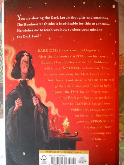 Rowling J.K. Harry Potter and the Order of Phoenix