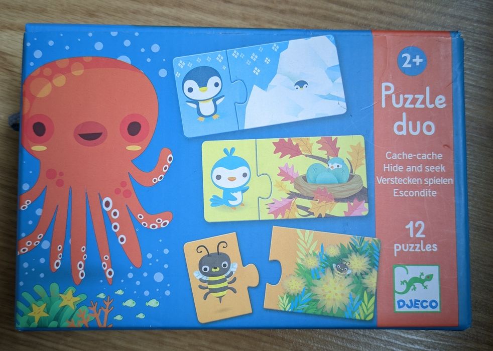 Паазли DJECO 2+ 12 puzzles