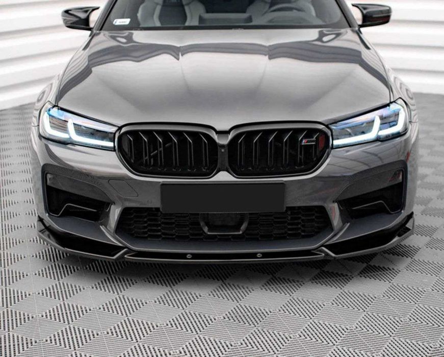 Сплиттер BMW F90 G30 M5 в стиле Maxton Design цельный диффузор спойлер